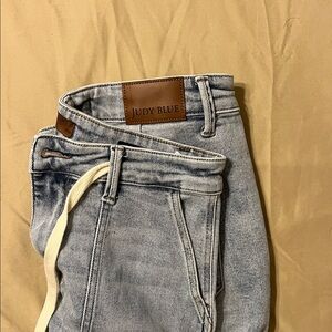 Judy Blue Womens Washed Denim Jogger Jeans NWOT
